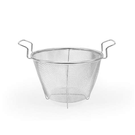 Excelsteel 7 In Stainless Steel Deep Mesh Colander Whandles 258 The