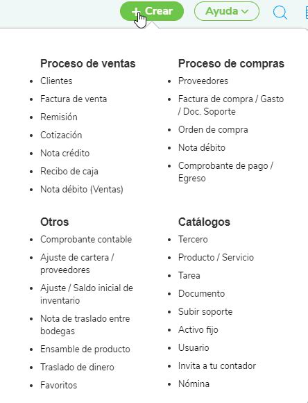 Registro Comprobante Contable Portal De Clientes Siigo Software