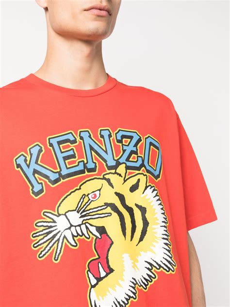 Kenzo Logo Print Cotton T Shirt Farfetch