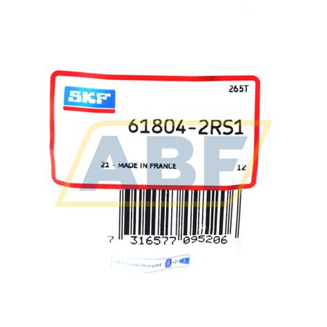 61804-2RS1 SKF • ABF Store