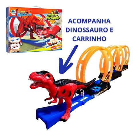 Pista Looping Dinossauro Tipo Hotwheels Carrinho Modelo Novo Frete grátis