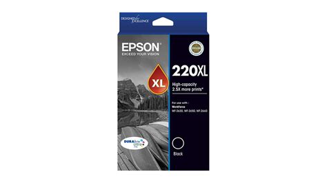 Epson 220xl Durabrite Ultra Ink Cartridge Black Harvey Norman New Zealand