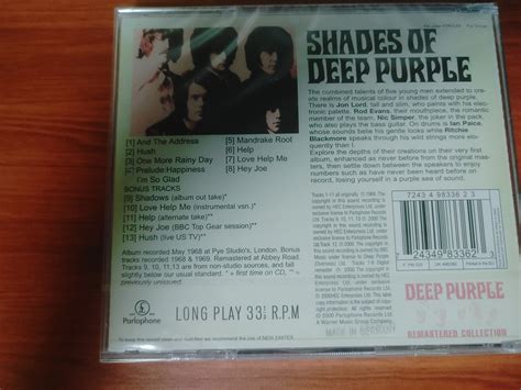 Deep Purple Shades Of Deep Purple Cd Photo Metal Kingdom