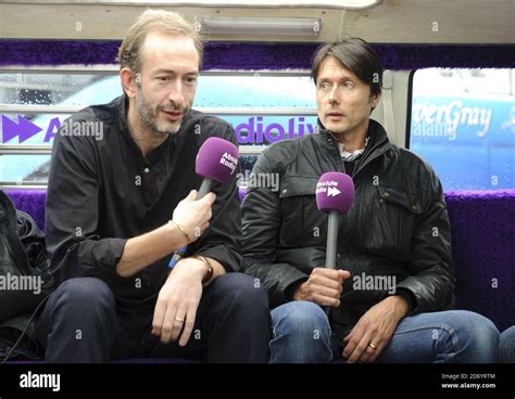 Brett Anderson And Mat Osman Of Suede Pictured During An Interview With