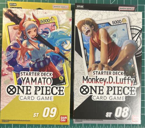 ONE PIECE TCG ST 8 9 English M D Luffy Yamato Starter Deck English