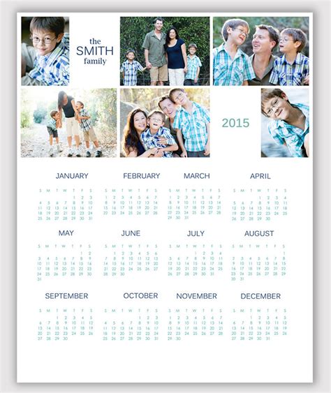 35 Best Photo Calendar Templates And 2015 Designs Free And Premium Templates