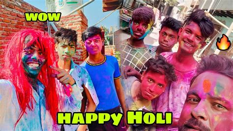 Holi Ke Din Ye Kya Kar Diya 😮😮ll Happy Holi 😉 Ll Abhishekvlogss007 Ll