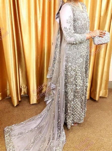 Pakistani Bridal Long Tail Maxi Dress Designs Walima Bridal Fancy