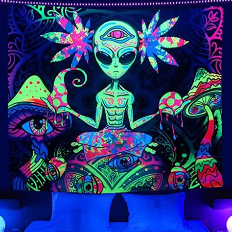 Discover The Fun Of Black Light Weed Posters A Guide To Unique Home Decor