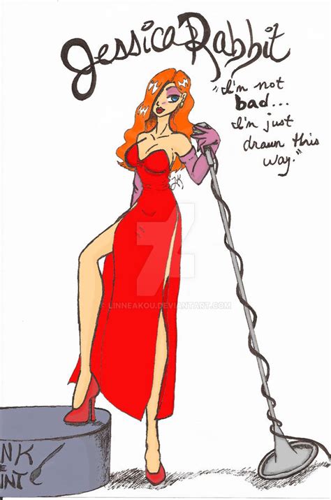 Jessica Rabbit Colored By Linneakou On Deviantart