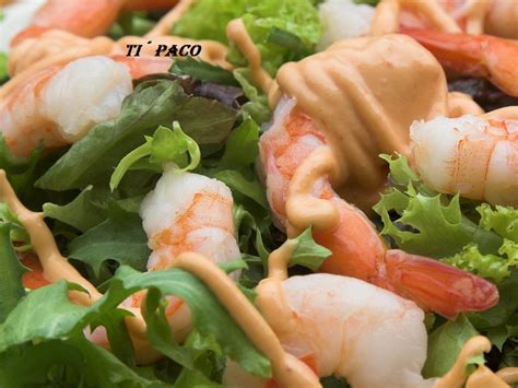 LAS RECETAS DEL TI PACO ENSALADA DE GAMBAS Y POLLO