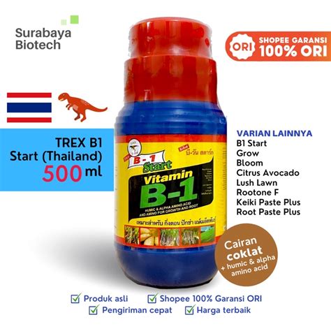 Jual B Start Thailand T Rex Ml Pupuk Cair Hormon Tanaman Tumbuhan