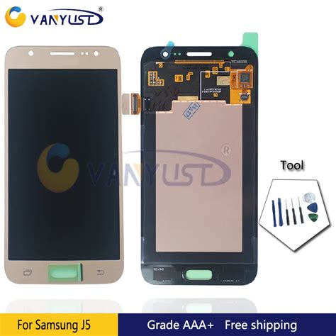 100 Tested Aaa Quality Super Amoled Lcd Screen Touch Digitizer Assembly For Samsung J5 J500 Lcd