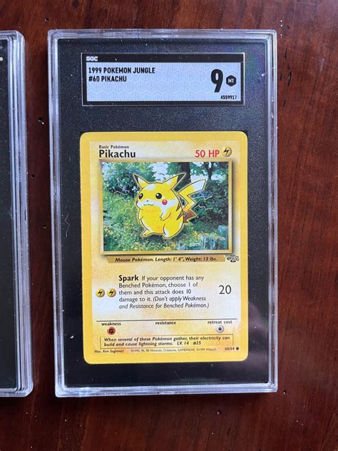 Gamefreak Graded Card Pikachu Jungle Bulbasaur Base Sgc