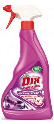 DIX PROFESSIONAL USUWA KAMIEŃ I RDZĘ CZYŚCI ARMATURĘ 500ML W SPRAYU