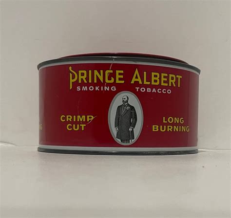 Vintage Prince Albert Smoking Tobacco Crimp Cut And Long Burning Tin Etsy