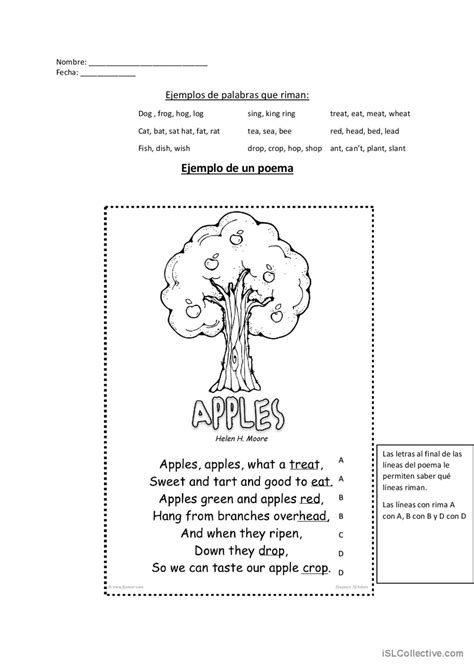 Writing A Simple Poem English Esl Worksheets Pdf And Doc