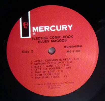 Blues Magoos ‎– Electric Comic Book (Mono) - Vinyl Pussycat Records