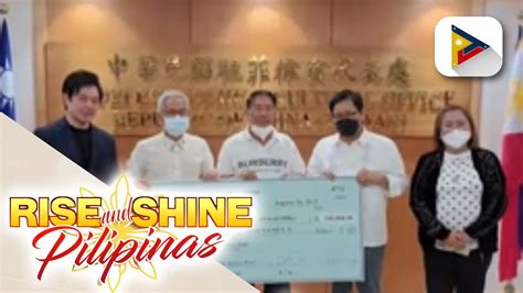 Taiwan Nag Donate 200 000 O P11 13 M Pesos Para Sa Pagbangon Ng Abra