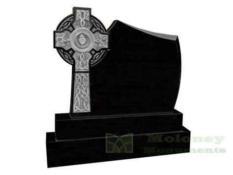 Modern Ornate Irish Cross Headstone Mm112b Moloney Monuments