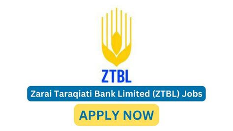 Zarai Taraqiati Bank Limited Ztbl Jobs