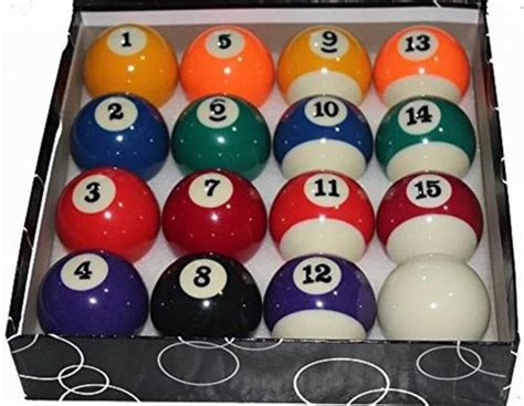 Multicolor Polyester Resin Billiard Ball Set, Size: 2.5 Inch (diameter ...