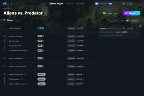 Cheats E Trainers Para Aliens Vs Predator No Pc Wemod