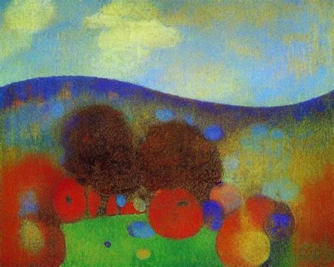 Modernist Landscape Painting Lsd Odilon Redon Stable Diffusion