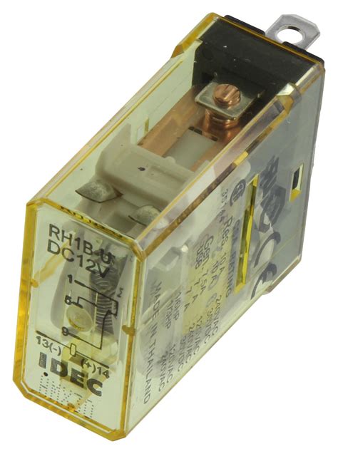 IDEC RH1BUDC12V POWER RELAY SPDT 12VDC 10A PLUG IN 1 Piece Deeyah