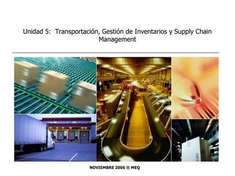 Elementos De La Logistica Internacional PPT