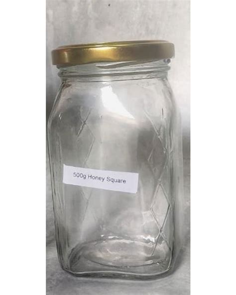 Gm Honey Square Glass Jar At Rs Piece Glass Jars In Chennai