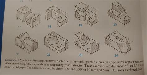 Solved Exercise Page Technical Drawing With Chegg