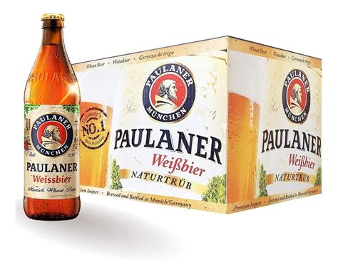 Caja Cerveza Paulaner Hefe weissbier 500ml Nación Tequila