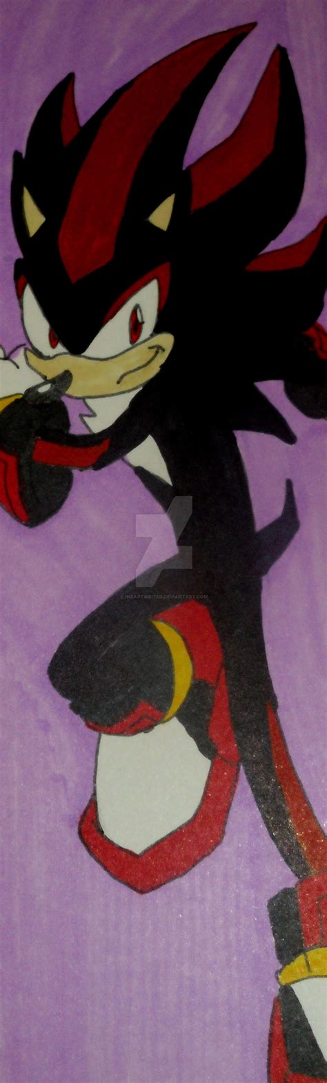 Shadow The Ultimate Lifeform Bookmark By Inkartwriter On Deviantart