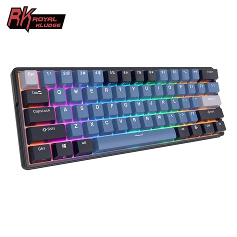 RK Plus Royal Kludge G Wireless Bluetooth USB C Three Mode Hot Swap RGB Backlit Mini