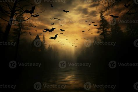 Eerie bats silent wings create haunting silhouettes in the twilight sky