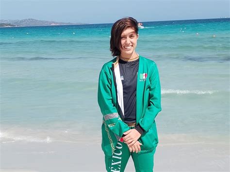 La atleta queretana Nicole Tovar se encuentra en Cerdeña Italia para