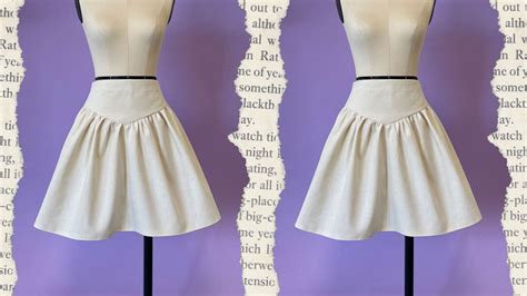 How To Make A Gathered Skirt With A Pointy Yoke Professor Pattern