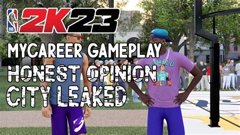 Nba K Mycareer Gameplay Park Layout And Affiliations Leaked Youtube