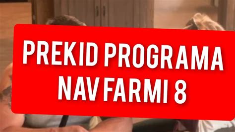 PREKID PROGRAMA NA FARMI 8 JAVILI UPRAVO YouTube