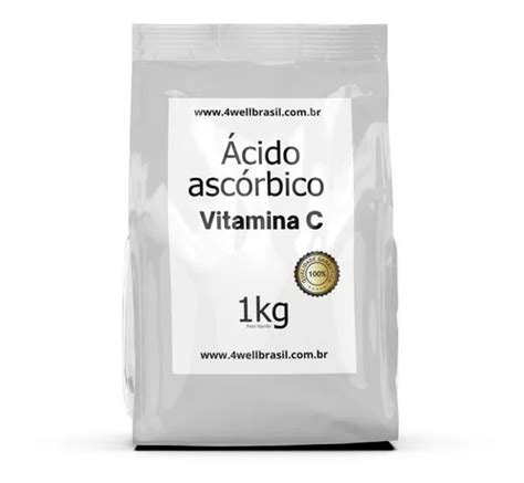 Vitamina C Ácido Ascórbico 1kg Pura MercadoLivre