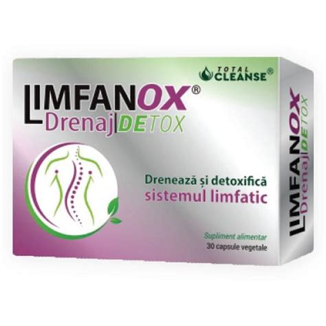 Limfanox Drenaj Detox Total Cleanse Cosmo Pharm Capsule Euforia