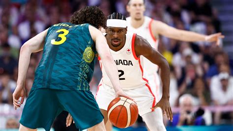 Shai Gilgeous Alexander Canada Hold Off Australia In 2024 Olympics