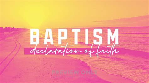 Summer Beach Baptism Title Graphics Cody Duck Designs