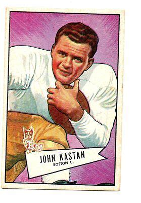 Bowman Small Football Card John Kastan New York Giants Ex Card