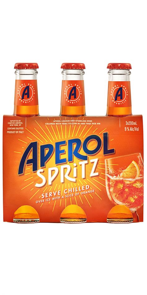 Aperol Spritz Rtd 3 Pack Astor Wines And Spirits