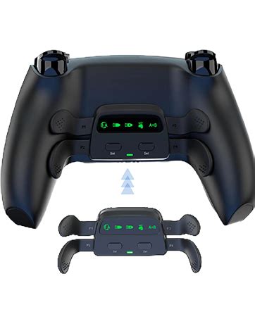 Amazon.com: CHARM FOCUS Programmable Back Paddles for PS5 Controller, RISE2 Remap Kit for PS5 ...