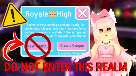 Royale High Glitch Do Not Enter New Campus High School Realm High