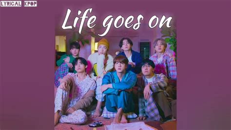 Life Goes On Bts Lyrics Romanized YouTube