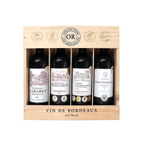 Collection Or Les Medailles Vin De Bordeaux Gift Pack View Price